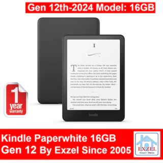 Amazon Kindle Paperwhite Gen 12 2024 1 Year Warranty เครื่องอ่านหนังสือ จอ 7 นิ้ว กันน้ำ IPX8