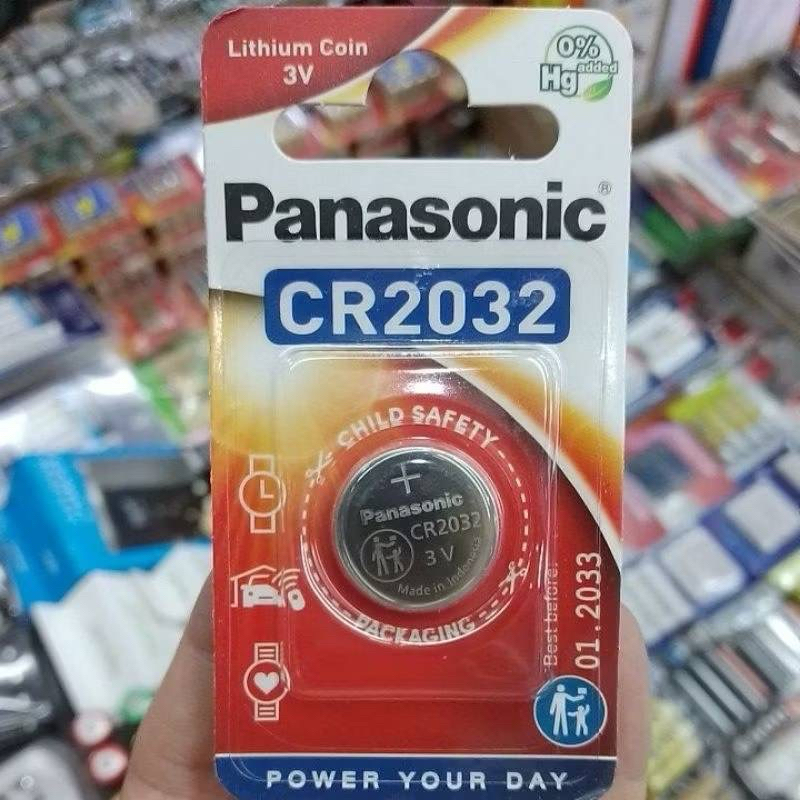 (แพคเกจ EU) ถ่าน Panasonic CR2032 Lithium 3V แพคเดี่ยว จำนวน 1ก้อน ของใหม่ ของแท้