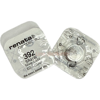ถ่านRenata 392/SR41W silver1.55V ของแท้ 1 ก้อน/สต๊อกใหม่