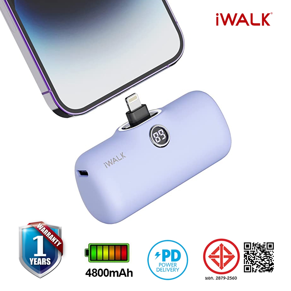 iWALK LinkPod Pro5000PL แบตสำรองไร้สายFastCharge ใช้กับiPhoneทุกรุ่น (ยกเว้น *iPhone16,15*)