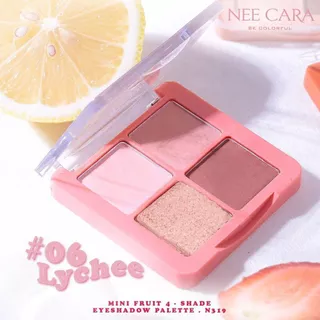 ถูก/แท้/มีไลฟ์ (มีสีใหม่) พาเลทท์ Nee Cara Mini Fruit อายแชโดว์ มินิฟรุต พาเลท ทาตา ชิมเมอร์ ตาวิ้ง อายแชโดว์เกาหลี