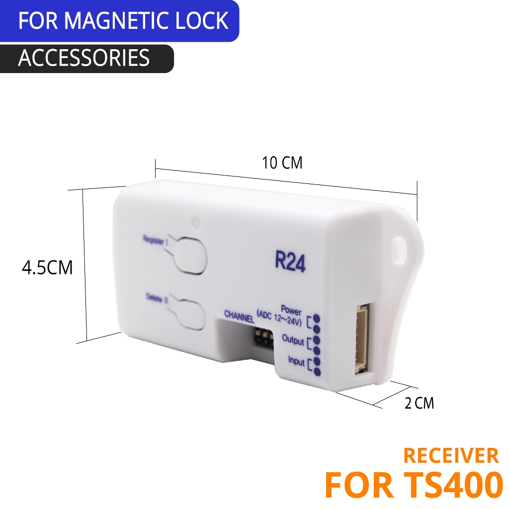 อุปกรณ์ควบคุมรีโมท ตัวรับสัญญาณ รีโมทควบคุมประตู ประตูอัตโนมัติ Receiver remote control รุ่น R24