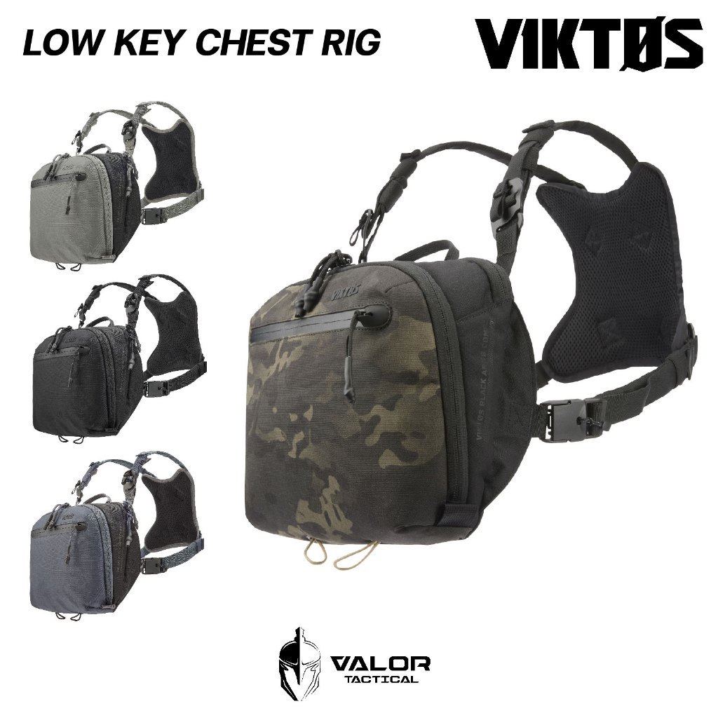 VIKTOS - Bag Low Key Chest Rig กระเป๋าหน้าอก อุปกรณ์คาดหน้าอก สายโยงบ่า แบบปลดเร็ว