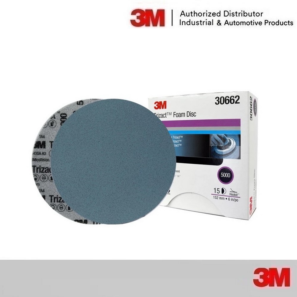 3M 30662 กระดาษทราย Trizact P5000 6", 15แผ่น
