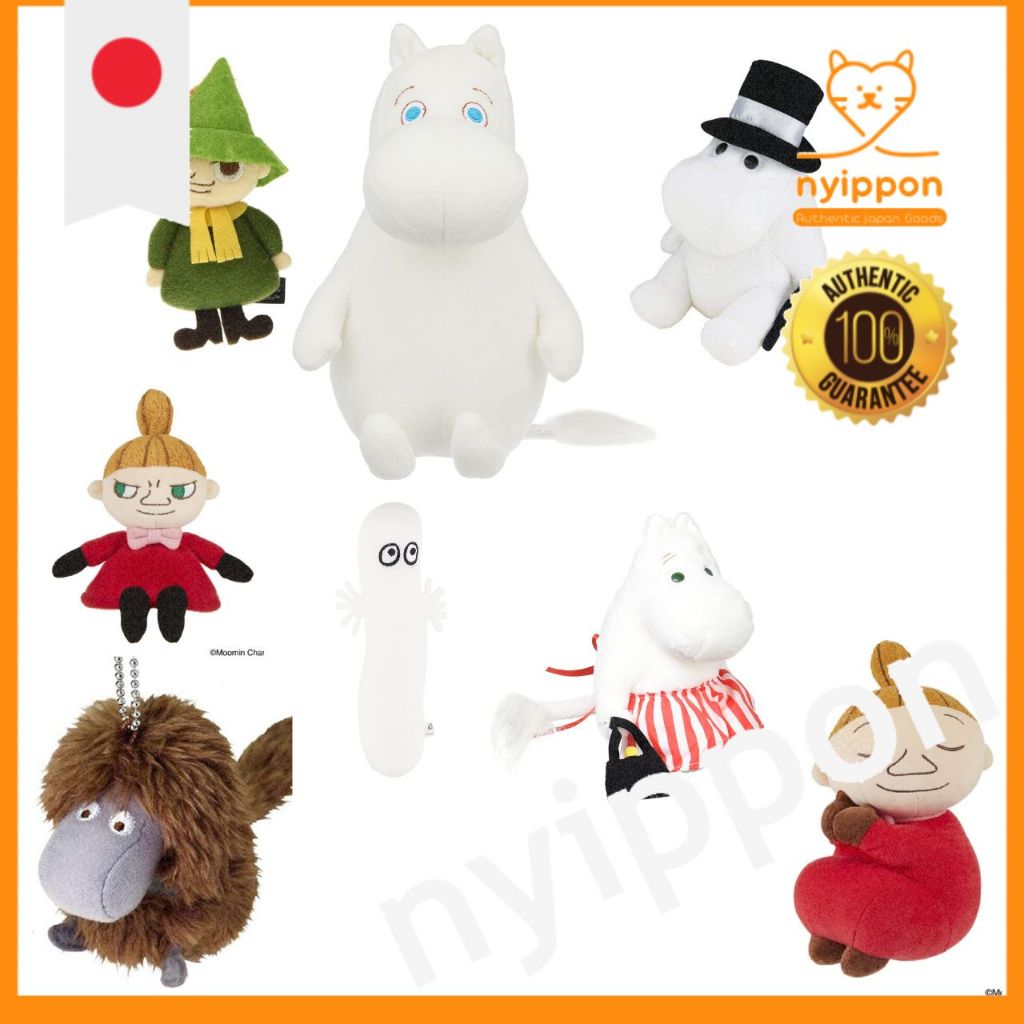 Sekiguchi Moomin Flat Pouch Height about 24cm MOOMIN CHARACTERS Out of the Pages Moomin