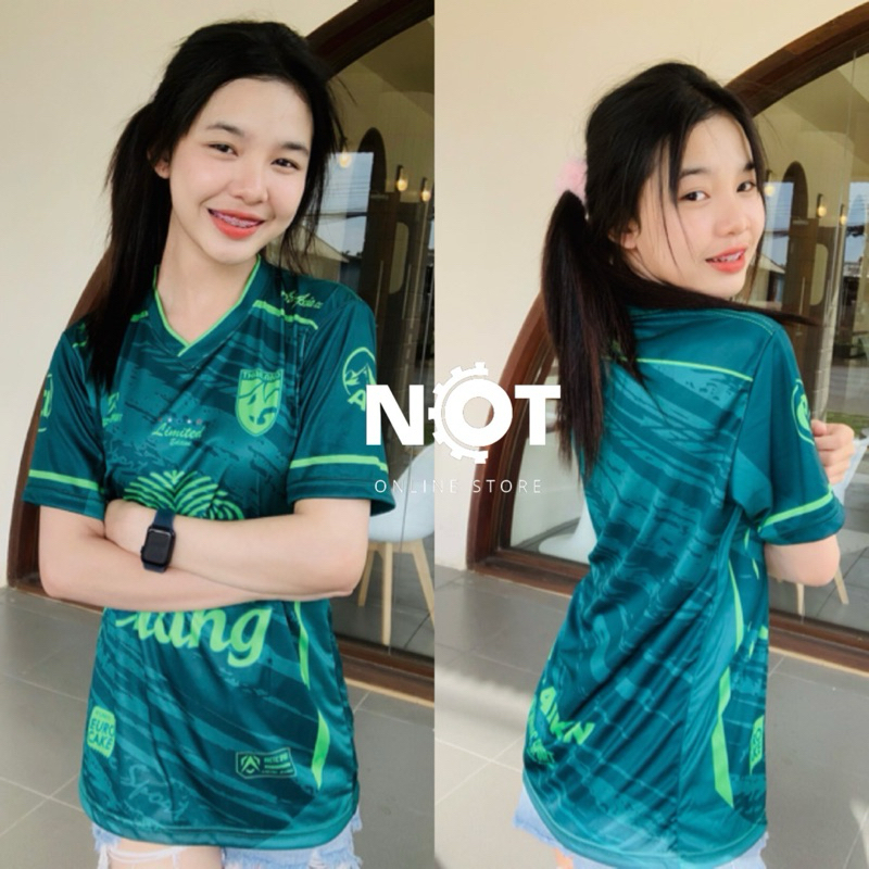 เสื้อกีฬาพิมพ์ลายคอวี AV02 (Size S-2XL)ใส่ได้ทั้ง ชาย-หญิง