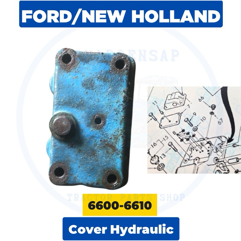ฝาปิดฝาไฮดรอลิค Cover Hydraulic มือสอง 6600-6610