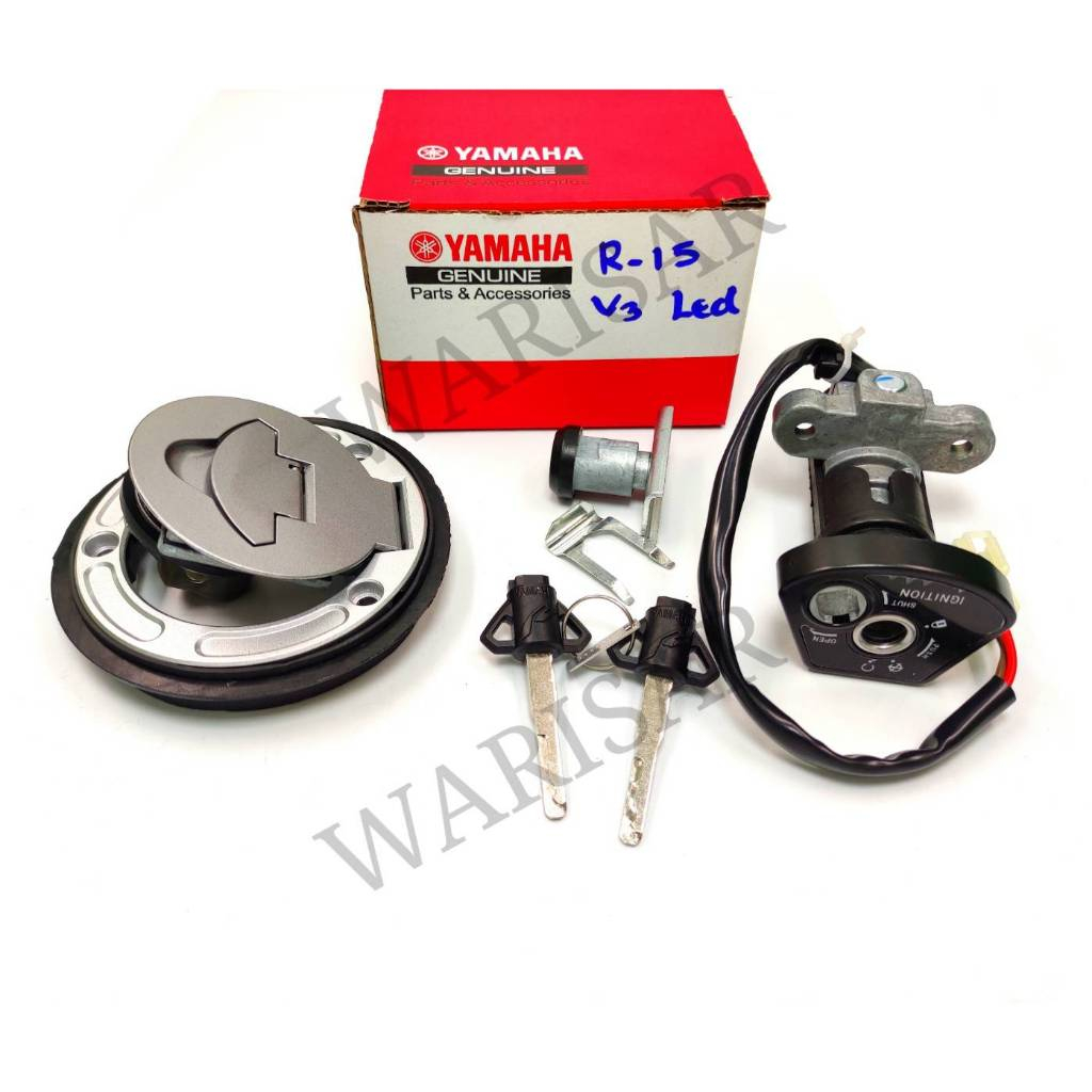 สวิทช์กุญแจ ฝาถังน้ำมัน กุญแจชุดใหญ่ ชุดเปิดเบาะ R15-150 R15-155 กดสั่งตัวเลือก