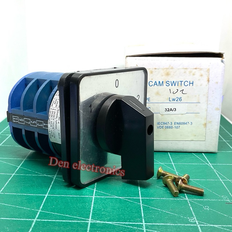 LW28-32 3P 1-0-2  lth:32A Ui660V สวิตช์ CAM สินค้าพร้อมส่ง ออกบอกได้