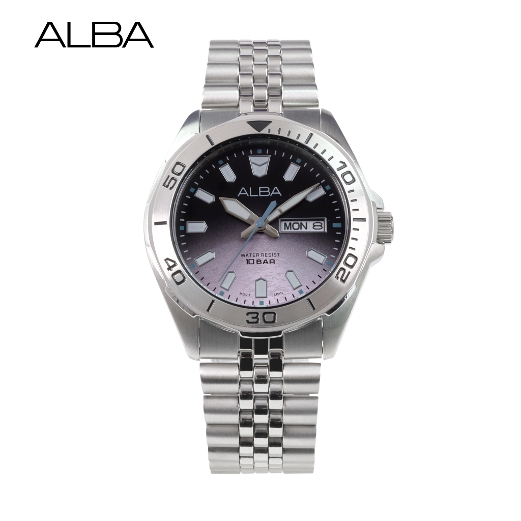 ALBA นาฬิกาข้อมือ Sportive Quartz รุ่น AV3577X Venus ดาวศุกร์   ขนาด 42 mm.