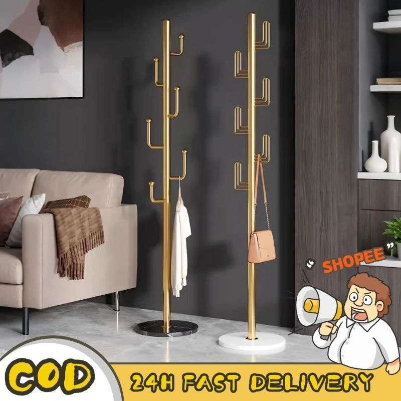 CAY⭐เสาแขวนกระเป๋า หมวก ที่แขวนอเนกประสงค์ ขนาดสูง172cm.มี3แบบ3สี