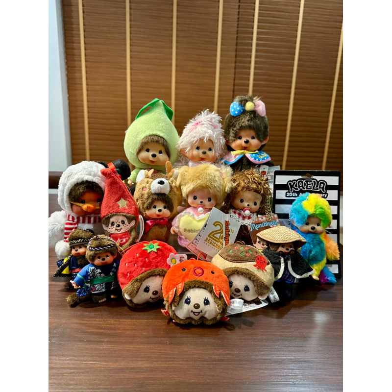 [พร้อมส่ง ของแท้ ]พวงกุญแจ ม่อนชิชิ มอนชิชิ Monchhichi จากญี่ปุ่น