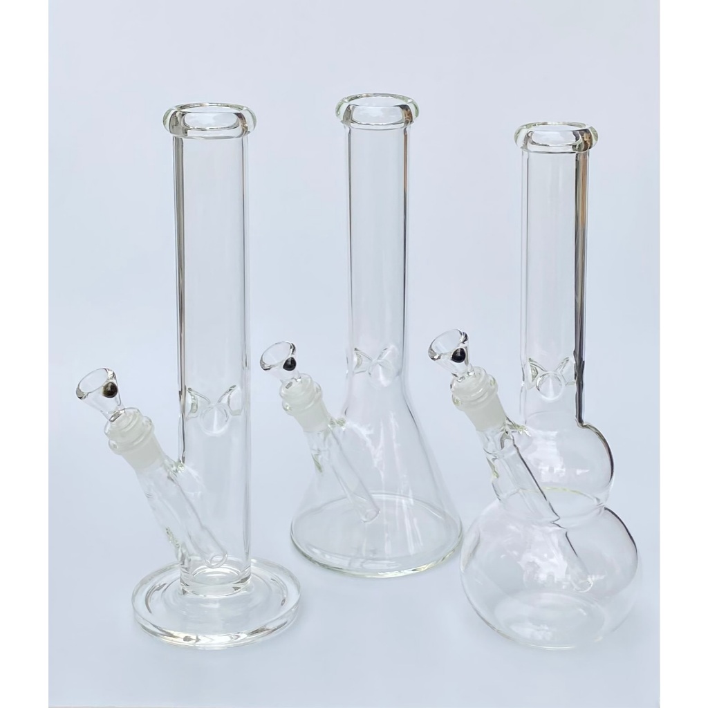 บ้องแก้ว ขนาดกลาง 30cm Glass bong มี 3 แบบ