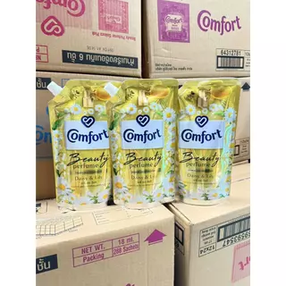 [แพค3] Comfort Beauty Perfume และ Ultra 450 ML.น้ำยาปรับผ้านุ่ม สูตร คอมฟอร์ท บิวตี้ ถุงเติม475มล.x3ถุง household