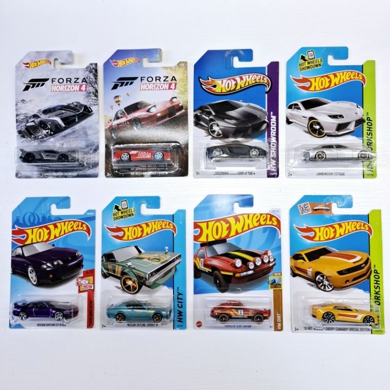 Hot wheels โมเดลรถเหล็ก สเกล1/64 แพ็คสวย เลือกแบบได้