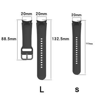 สาย Samsung galaxy watch 7 / watch FE / watch 6 / watch 5 / watch 4 / watch 3 ซิลิโคนนิ่ม.(เข็มขัด)