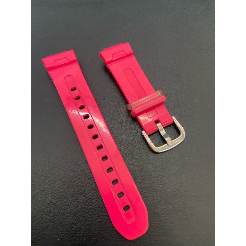 สายนาฬิกา casio Baby-G สีชมพู ของแท้  มือสอง สภาพดี