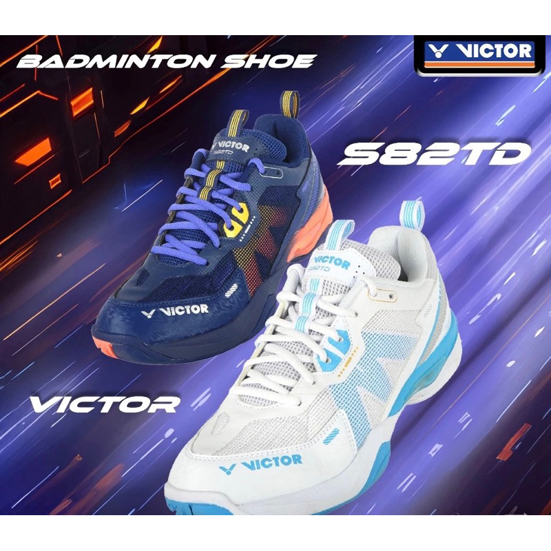 VICTOR รองเท้ากีฬาแบดมินตัน รุ่น S82 TD