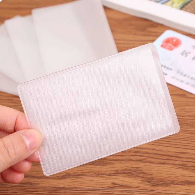New ซองใส่บัตรแบบใส ขนาด 9.2cmx6cm.ซองใส่บัตร ซองใส่บัตรอเนกประสงค์ #A179