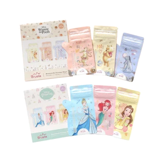 Brusta ถุงเก็บน้ำนม Winnie The Pooh/ Disney Princess ลิขสิทธิ์แท้ ถุงหนา ไม่รั่ว ขนาดบรรจุ 5oz./8oz.