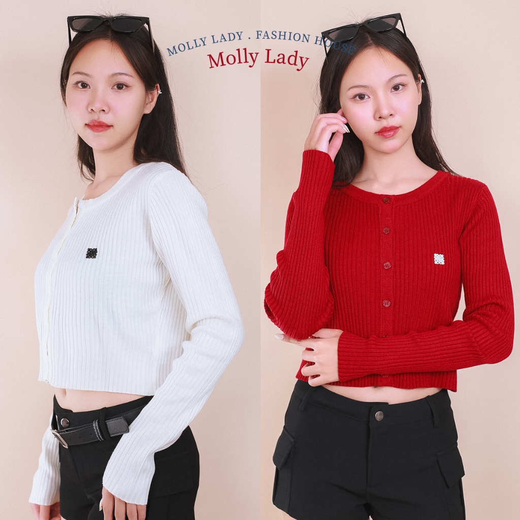 Badblood แบรนด์ตรีทเกาหลี คาร์ดิแกน สั้น/ยาว แท้100% Cardigan, wool