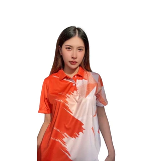 เสื้อคอปก รุ่น05 ผ้าเรียบ ปกผ้าในตัว ใส่ได้ทั้งชายและหญิง