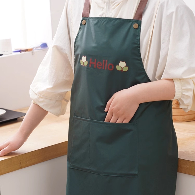 【คุณภาพสูง】PVC ผ้ากันเปื้อน ผ้ากันเปื้อนทำอาหาร ผ้ากันเปื้อนตัดผมร้านกาแฟ ผ้ากันเปื้อน Tarpaulin