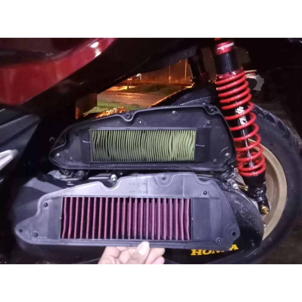 ไส้กรองอากาศถอดซักได้ FORZA350 / FORZA300 / ADV350 อุปกรณ์ตกแต่งรถมอเตอร์ไซค์ FORZA ฟิลเตอร์ตกแต่ง ราคา ถูกที่สุด ดีลบีเคเค แกลเลอรีภาพที่ 4