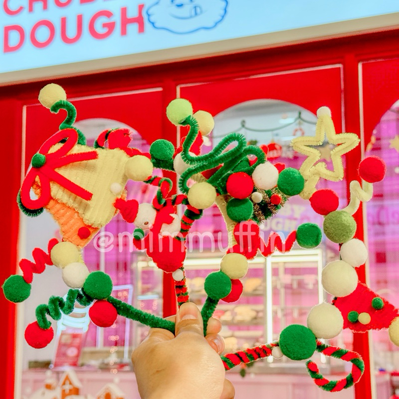 [Mimmuffin] ที่คาดผมคริสต์มาส งานดัดลวดแฮนเมด christmas headband