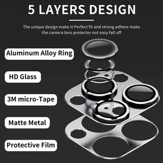 ฟิล์มกระจก กันรอย เลนส์กล้อง for iPhone 11 13 12 14 15 16 17 Pro Max Air 13 12 Mini 14 15 16 Plus เลนส์กล้องไอโฟน