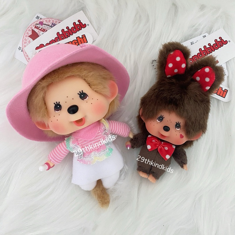 พวงกุญแจม่อนชิชิ monchhichi รุ่นใหม่ น้องปารีส