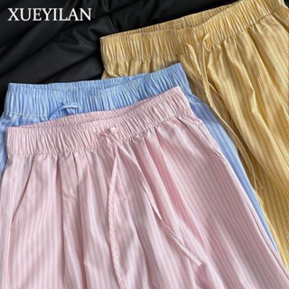 พร้อมส่งจากกทม✨กางเกงสไตล์ผู้หญิง กางเกงลำลอง กางเกงเอวสูง ล…