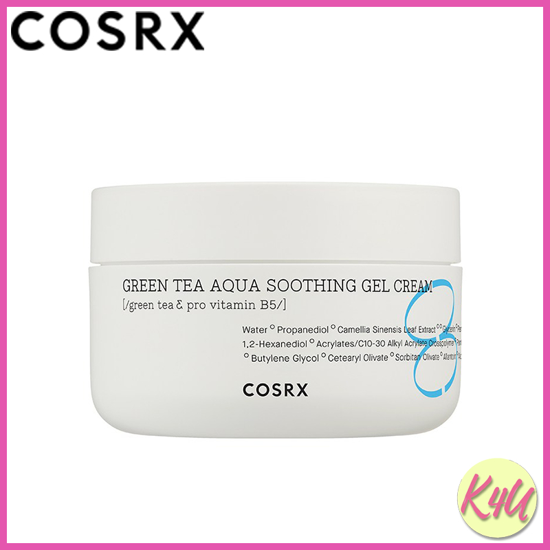 COSRX Green Tea Aqua Soothing Gel Cream 50ml คอสอาร์เอ็กซ์ กรีนที อควา ซูธติ้ง เจล ครีม