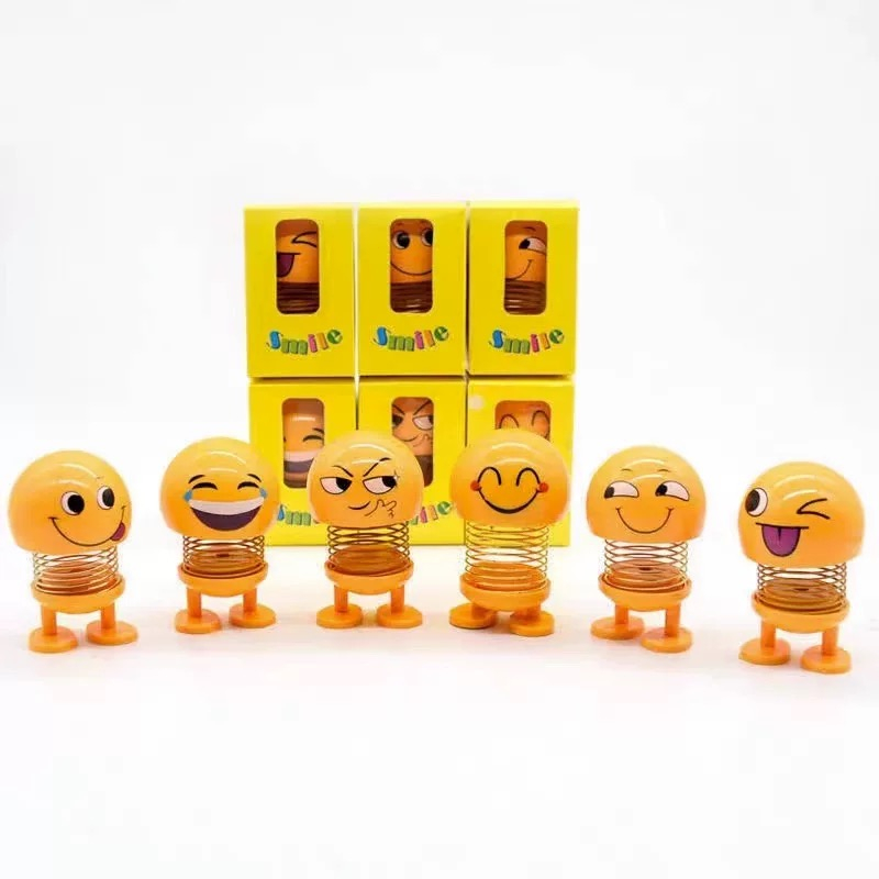 ตุ๊กตาส่ายหัวได้ ตุ๊กตาดุ๊กดิ๊กหน้ารถ น่ารักๆเด้งๆ ดุ๊กดิ๊กเอวเด้งๆ สำหรับติดในรถยนต์ 8 เซนติเมตร - รูปที่ 6