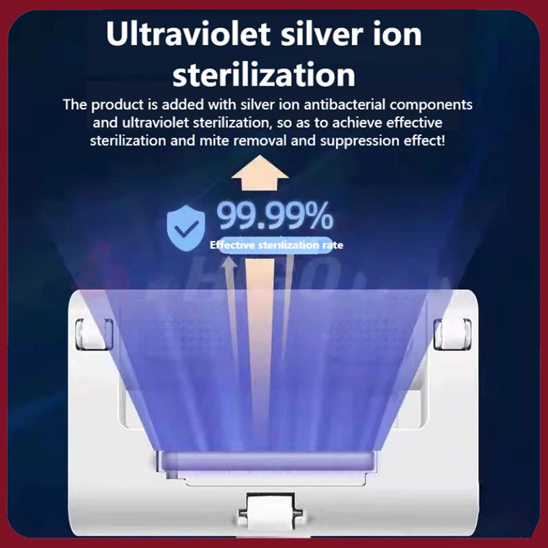 เครื่องดูดไรฝุ่นไร้สาย ฆ่าเชื้อแสง UV กำจัดไรฝุ่น99.9% 20000Pa เครื่องกําจัดไรฝุ่นมือถือ เครื่องดูดฝุ่นที่นอน thumbnail 4