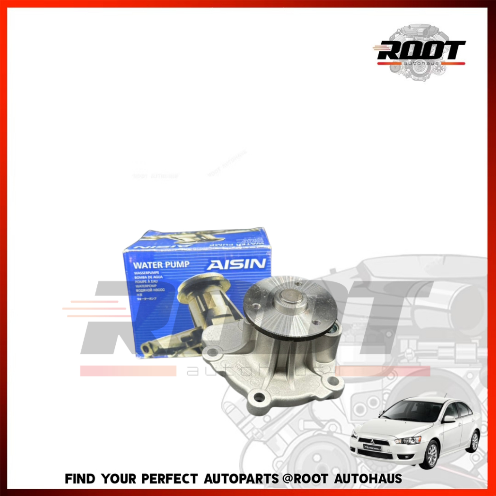 AISIN ปั๊มน้ำ CW5W 4B1 MITSUBISHI LANCER EX เบอร์ WPM-605VAT