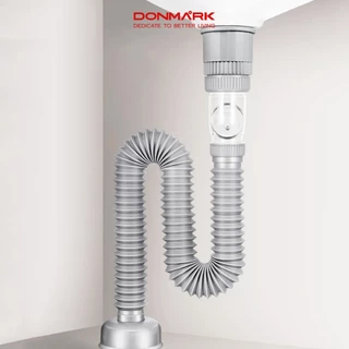 DONMARK ท่อน้ำทิ้งกันกลิ่น พร้อมสะดืออ่าง บิดงอยืดหดได้ 360 องศา รุ่น CDE-D01