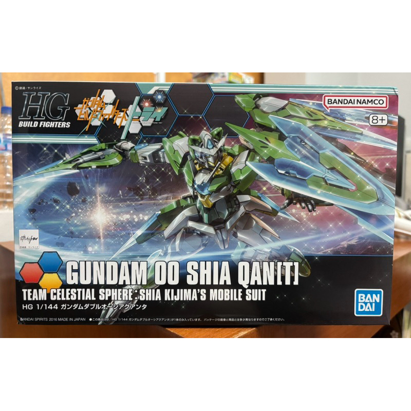 bandai (กล่องมีจุดบฺบ) hgbf GUNDAM 00 SHIA QAN[T] มือหนึ่ง