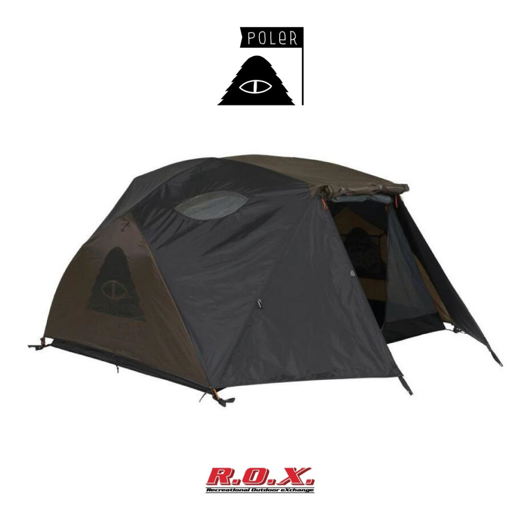 [New Arrival] POLER 2+PERSON TENT BLACK/BROWN เต็นท์นอนขนาดเล็ก พกพาสะดวก