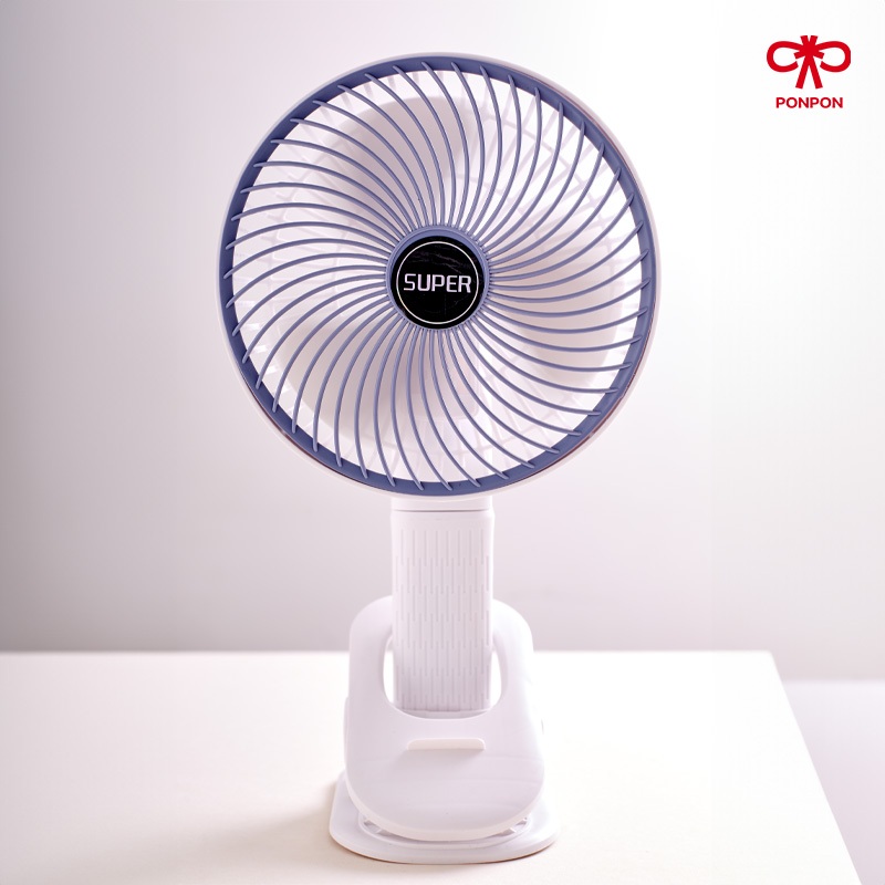 PONPON พัดลมพกพาสุดชิค ปรับระดับได้ตามใจ ชาร์จครั้งเดียวใช้ได้นาน สบายตัวตลอดวัน พร้อมสายชาร์จ - รูปที่ 5