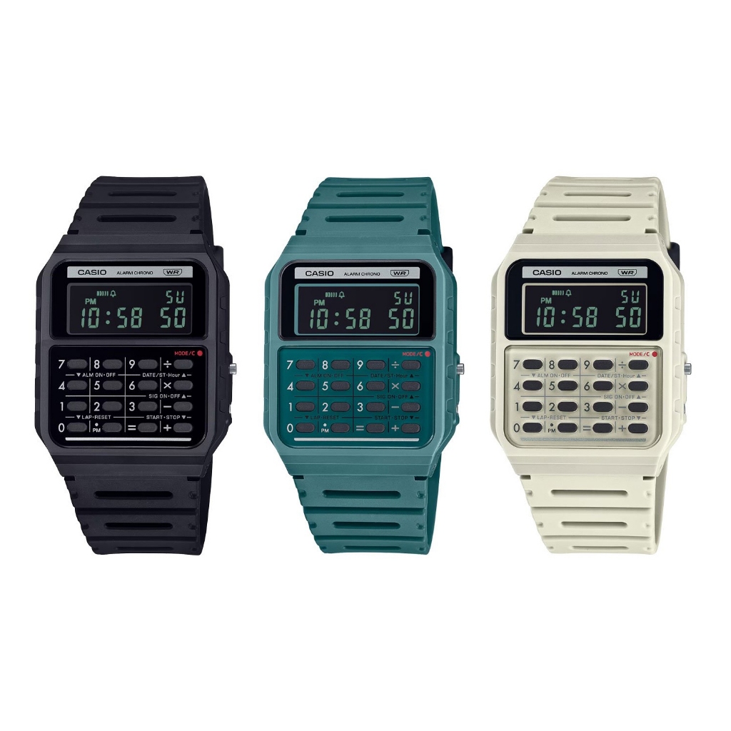 Casio Standard นาฬิกาข้อมือผู้ชาย สายเรซิ่น รุ่น CA-53,CA-53WB(CA-53WB-1B,CA-53WB-3B,CA-53WB-8B)