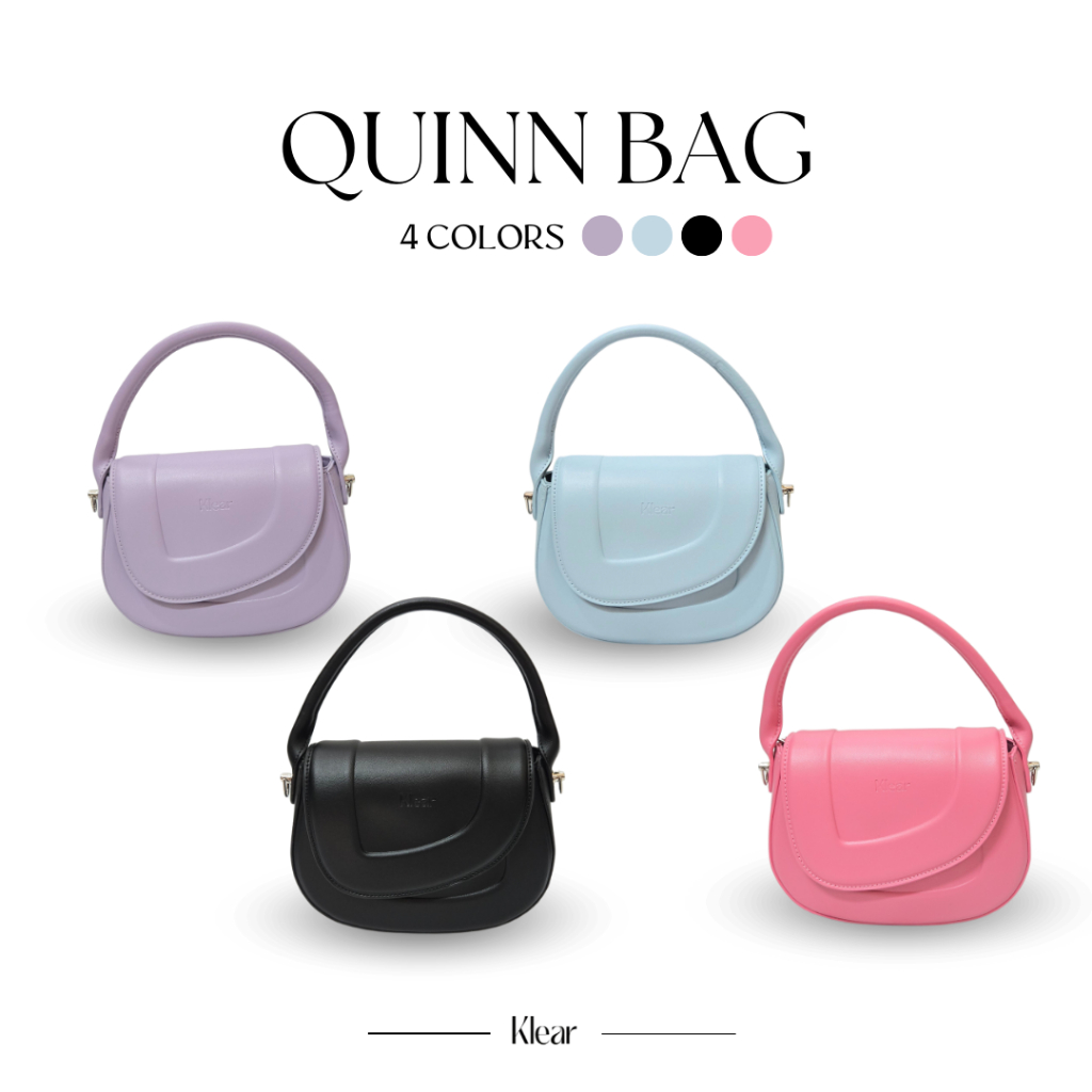 KLEAR.STUDIO - QUINN BAG กระเป๋าแฟชั่นสุดเก๋ ทันสมัย มีสายยาวให้เปลี่ยนได้หลายลุคหลายสไตล์
