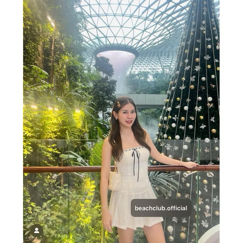 เดรสสั้นเกาะอกงานงานป้ายmade Ben