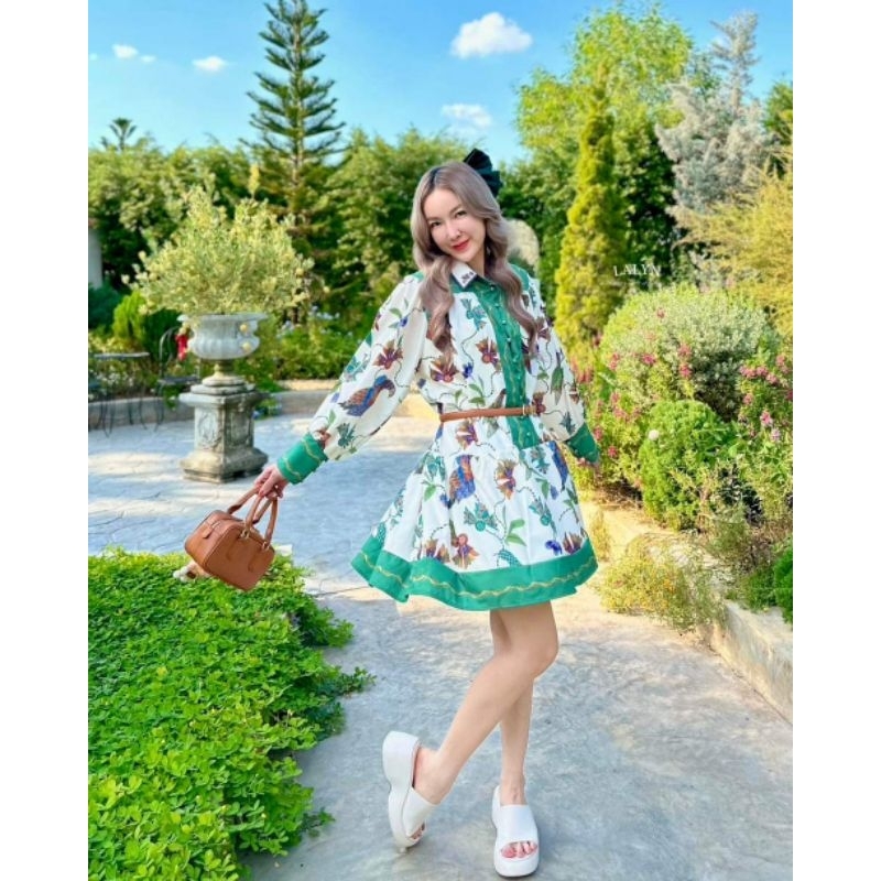 #พร้อ​มส่ง​ 🏷️ พิพพาเดรส (D19)