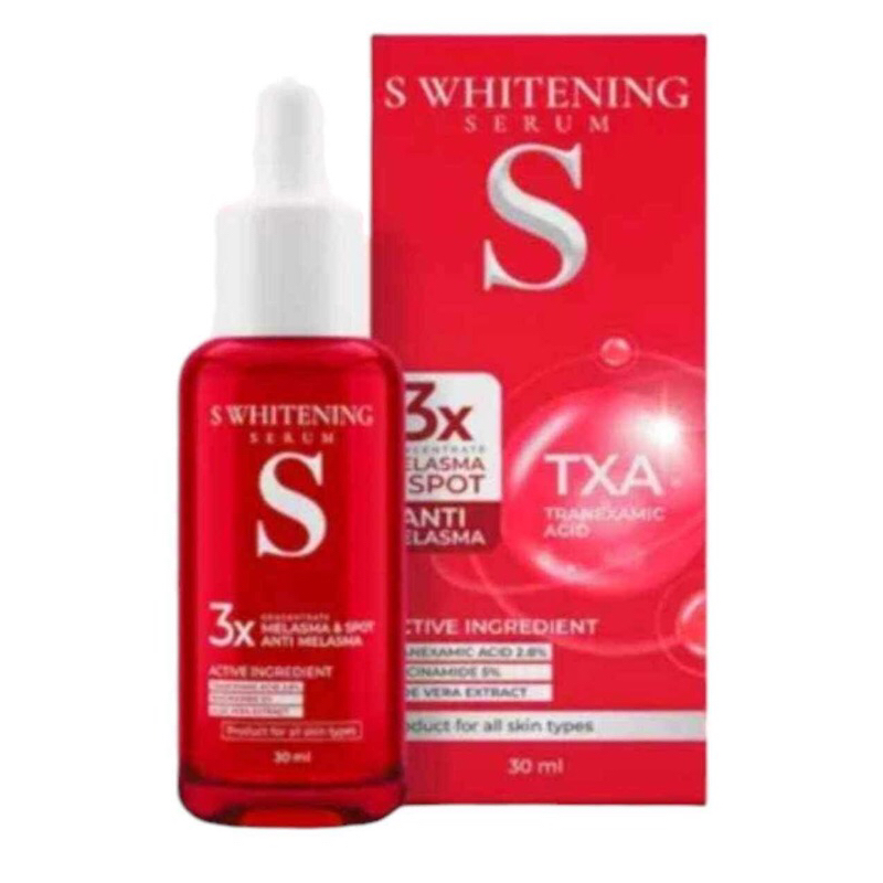 Sเซรั่ม(1ขวด)พร้อมส่ง (แนะนำสำหรับคนเป็นฝ้าสิวหน้าหมองคล้ำ)