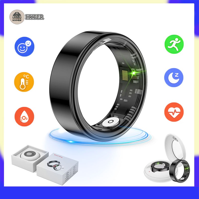 Aolon Smart Ring Gen 3 Smart Ring สุขภาพแหวนอัจฉริยะ IP68 แหวนอัจฉริยะกันน้ํา วัดอัตราการเต้นของหัวใ