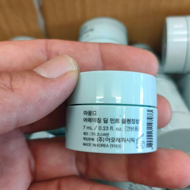 บาล์มทำความสะอาดล้ำลึก [MAMONDE] Mint Amazing Deep Cleansing Balm Mini, 7ml - รูปที่ 6