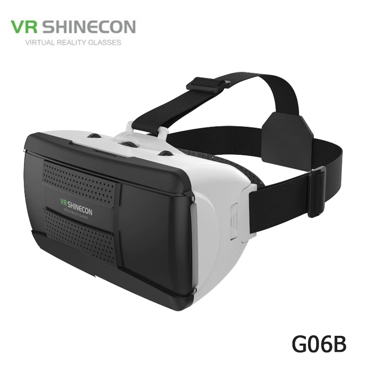 VR SHINECON G06B แว่นตา VR โทรศัพท์ 3D Virtual Reality Game Helmet Head สวมแว่นตาดิจิตอล
