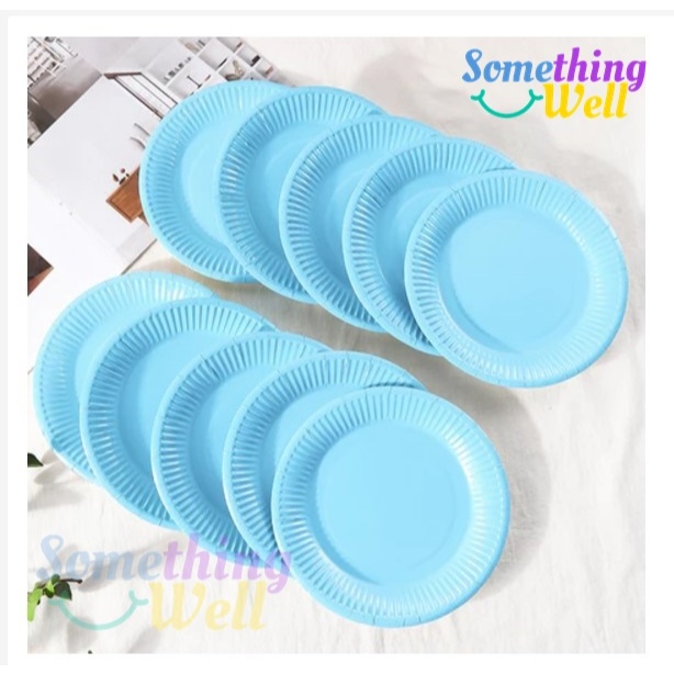 จานกระดาษ 7 นิ้ว(แพ็ค10ใบ) สีพื้น แบบใช้แล้วทิ้ง หรือสำหรับงาน DIY - รูปที่ 5