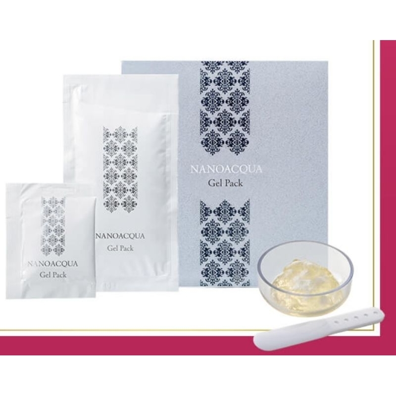 Fevorina Nano Aqua Carbonated Gel Pack 5 ครั้ง Carbonated Pack Gel Co2  Beauty Pore Care ใบหน้า ดวงต